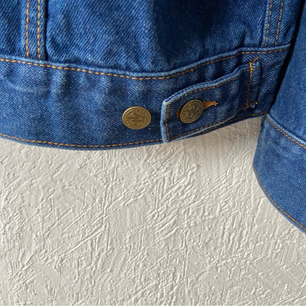Vintage Marlboro Country Store Denim Jean Jacket Western Cowboy Rodeo Size XL - Picture 8 of 12